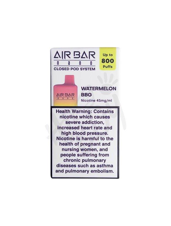 Air Bar Watermelon BBG 45 mg 800 Puffs