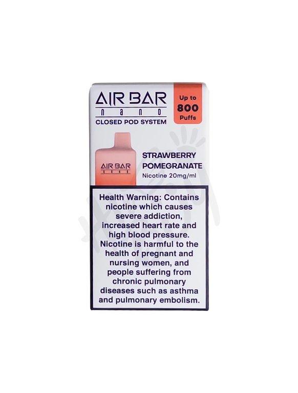 Air Bar Strawberry Pomegranate 20 mg 800 Puffs